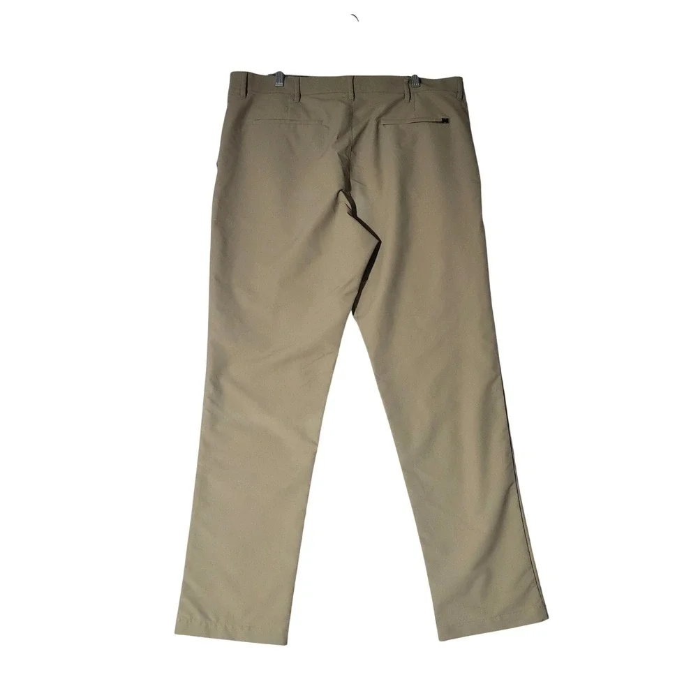 Banana Republic Pants‎ 38x31 Flat Front Pant Stretch Slim Fit Beige 1557516 Golf